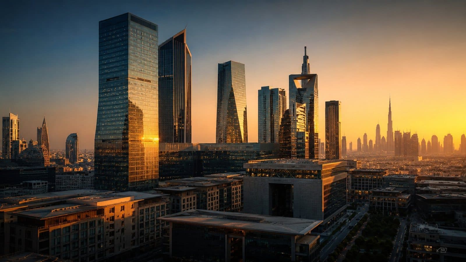 Dubai Business Bay skyline
